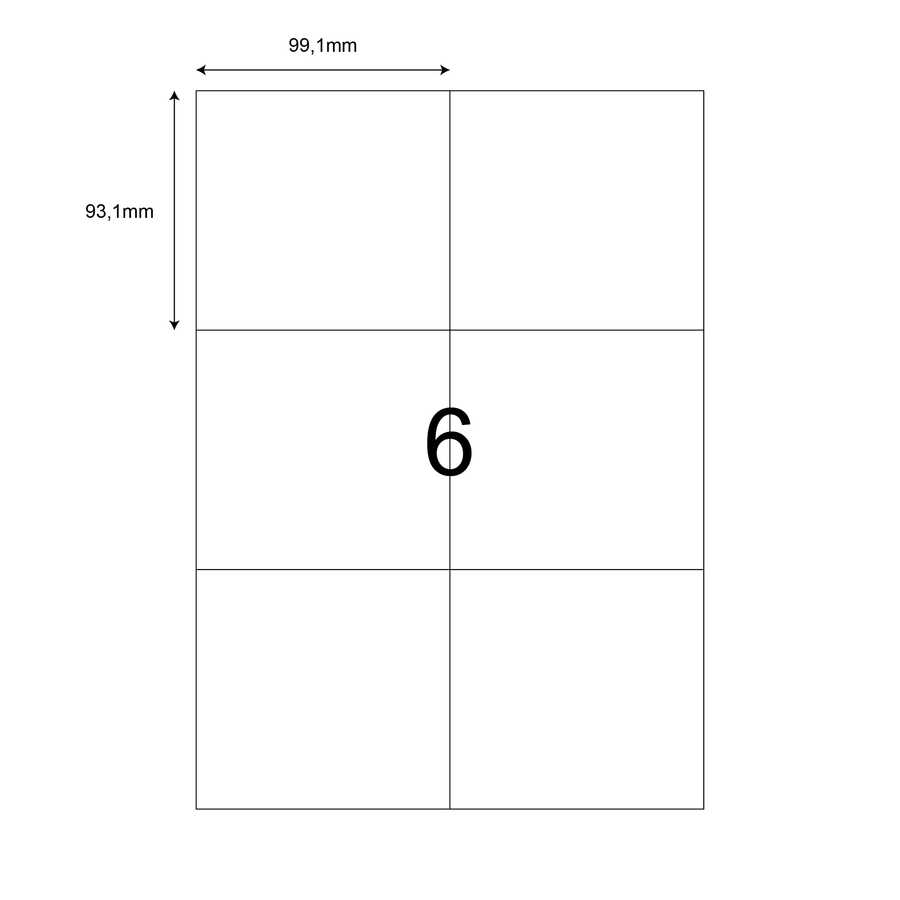 99,1mm x 93,1mm Lazer Etiket